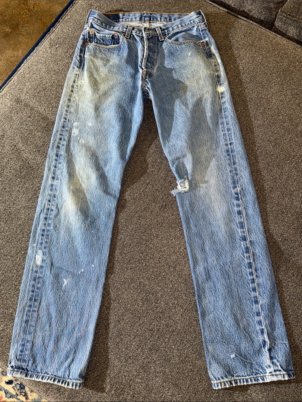 Vintage Levi's Light Blue Straight Men's Jeans